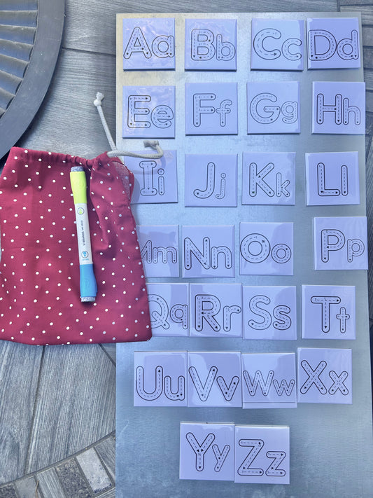 Dry Erase Alphabet Tracing
